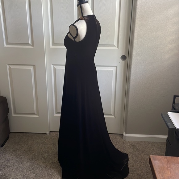 JB Boutique Velvet Brown Dress Size 4 - Picture 5 of 12